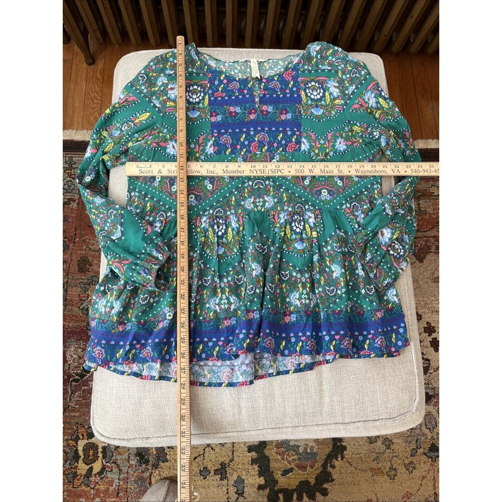 Matilda Jane / Carve Designs XL Ditsy Floral Boho Tunic Shirts Tops Lot Of 2 - Picture 8 of 11